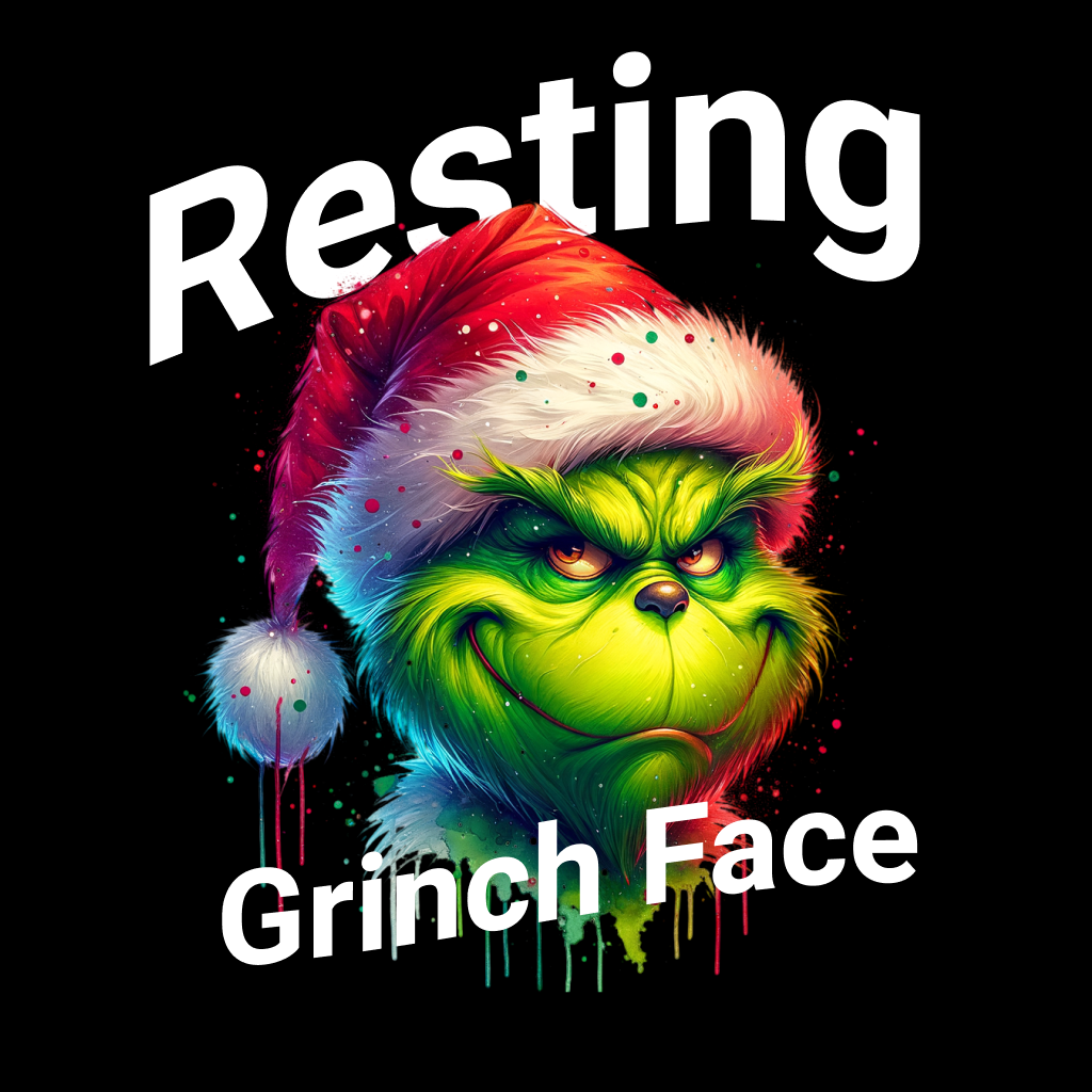 Resting Grinch Face, Custom T-shirt