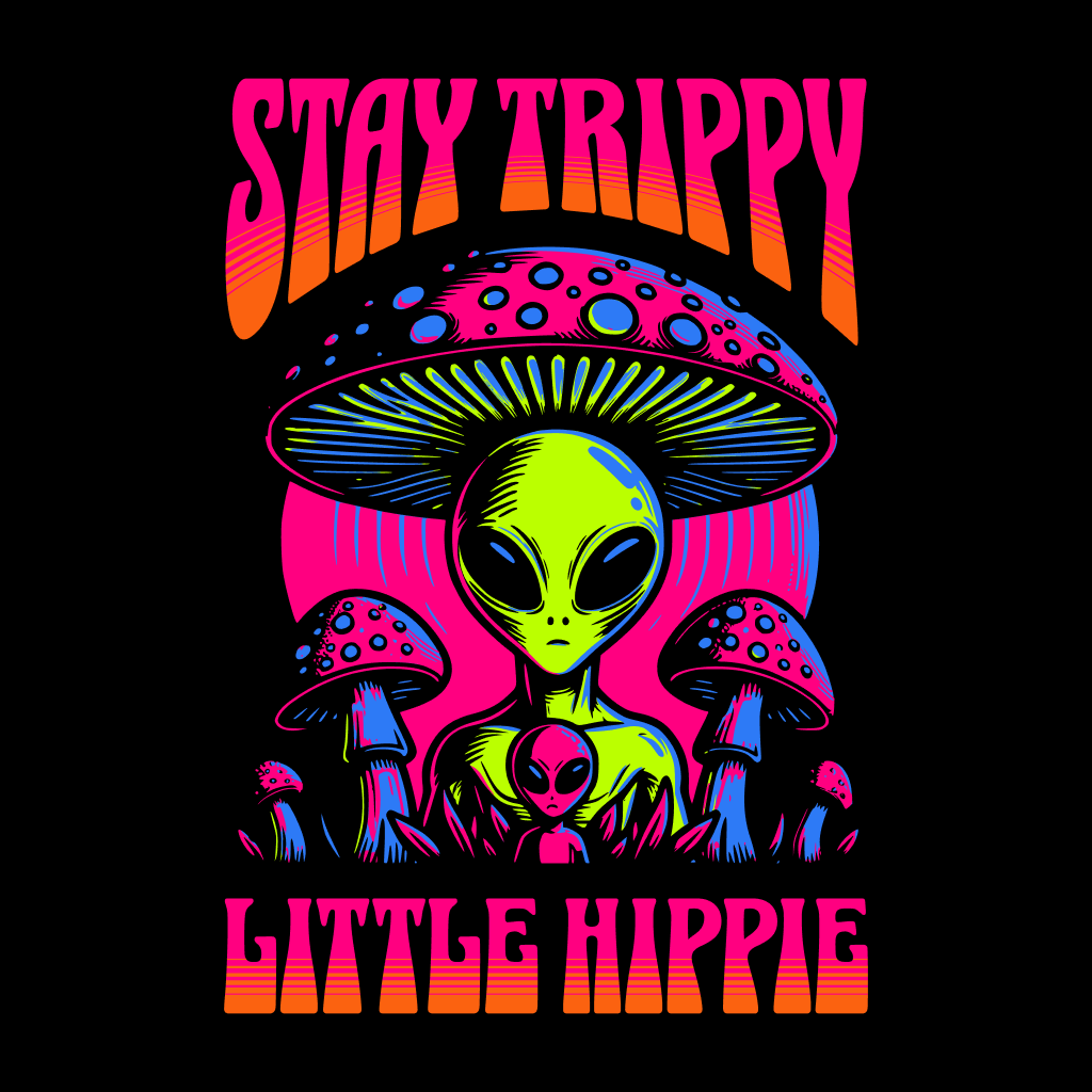 Stay Trippy Little Hippie, Custom T-shirt