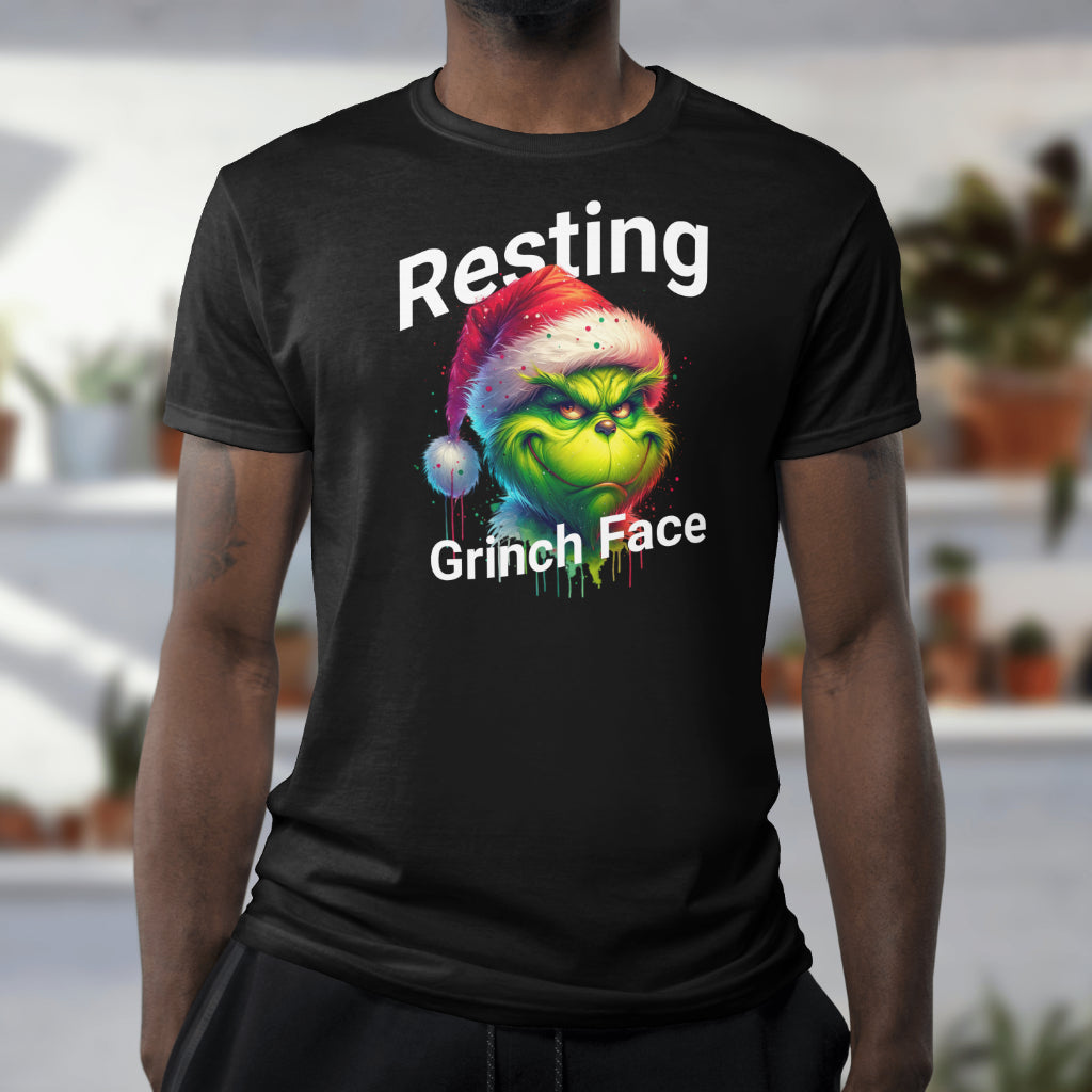 Resting Grinch Face, Custom T-shirt