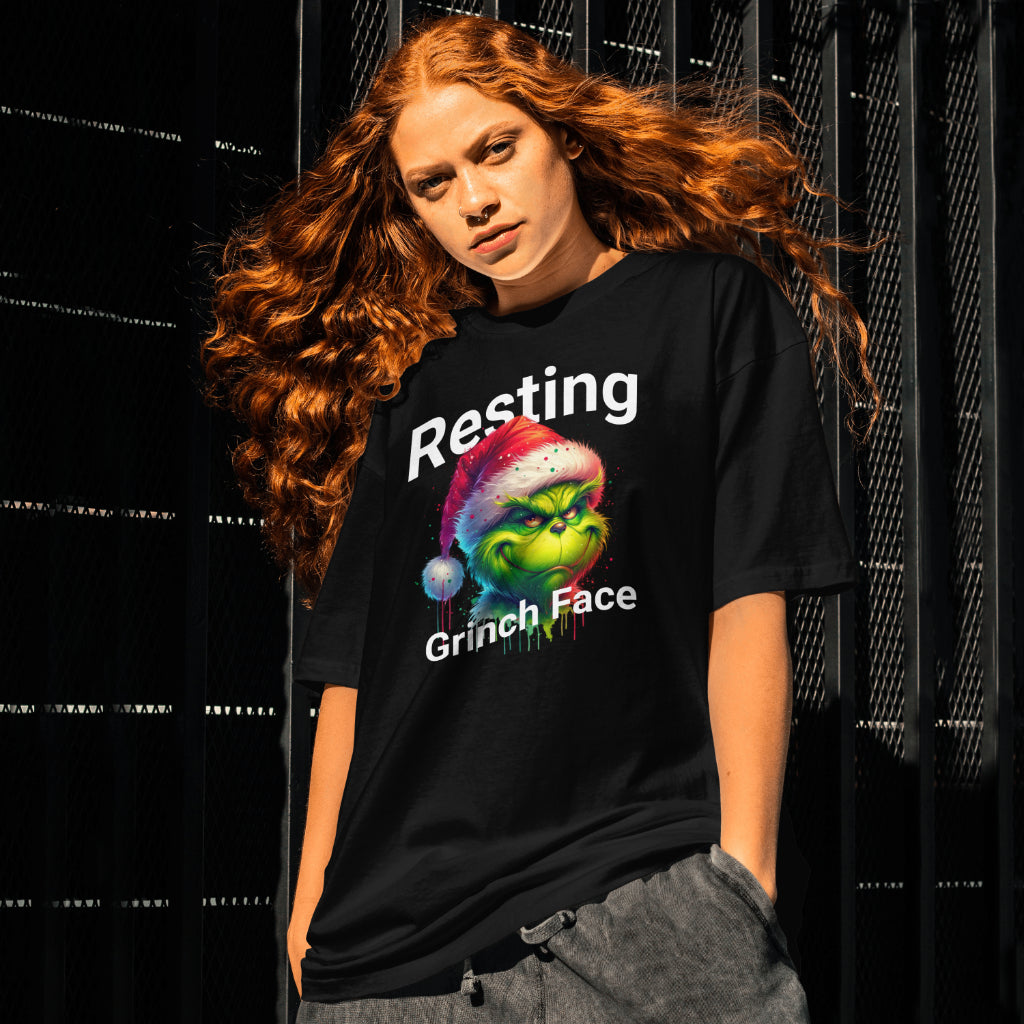 Resting Grinch Face, Custom T-shirt