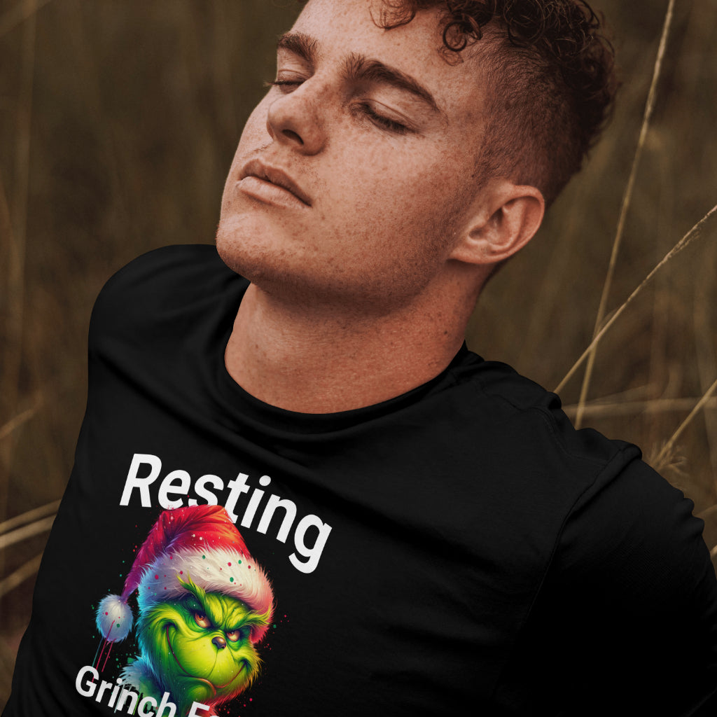 Resting Grinch Face, Custom T-shirt