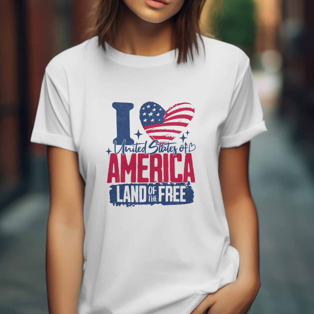 I Love USA, Custom T-shirt