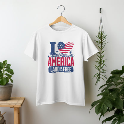 I Love USA, Custom T-shirt