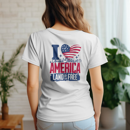 I Love USA, Custom T-shirt