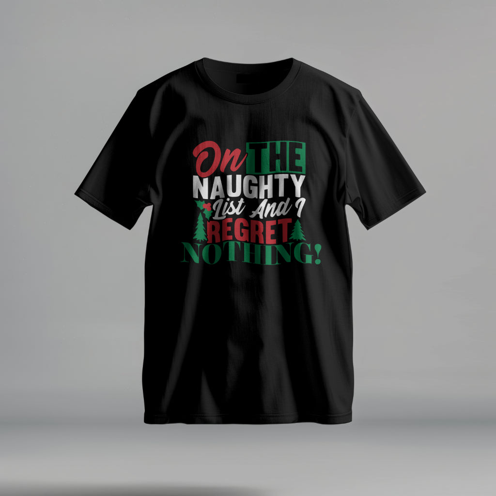 On The Naughty List, Custom T-shirt