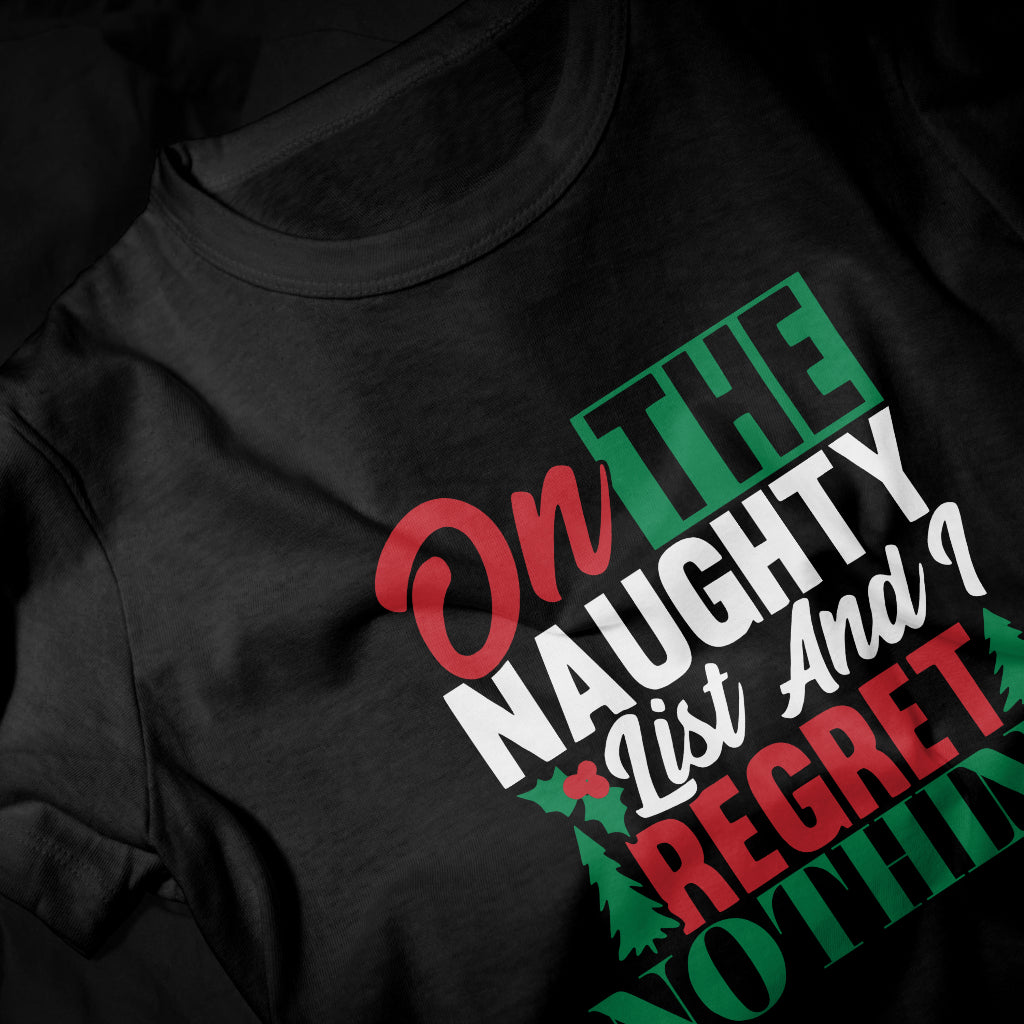 On The Naughty List, Custom T-shirt